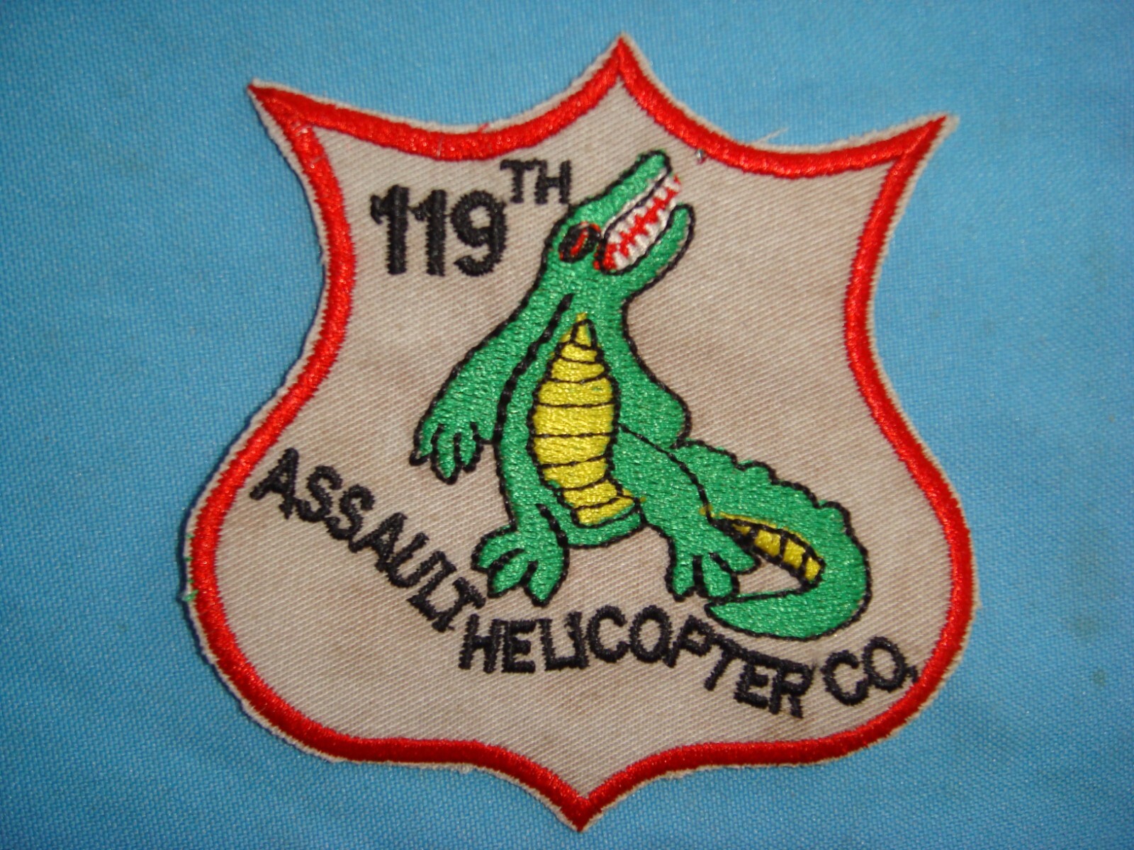 VIETNAM WAR PATCH, US 119th ASSAULT HELICOPTER COMPANY
