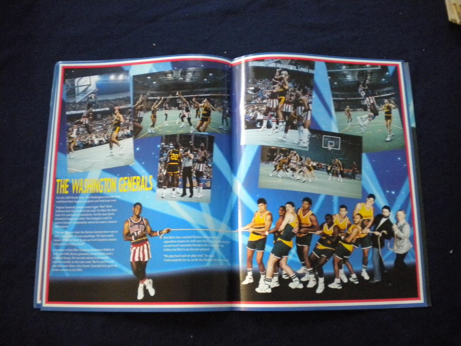 1990 HARLEM GLOBETROTTES WORLD TOUR SOUVENIR PROGRAM - J 8307