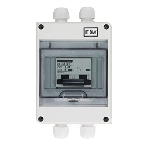 2P 80A DC Circuit Breaker Disconnect Switch DC1000V DIN Rail Mount Miniature
