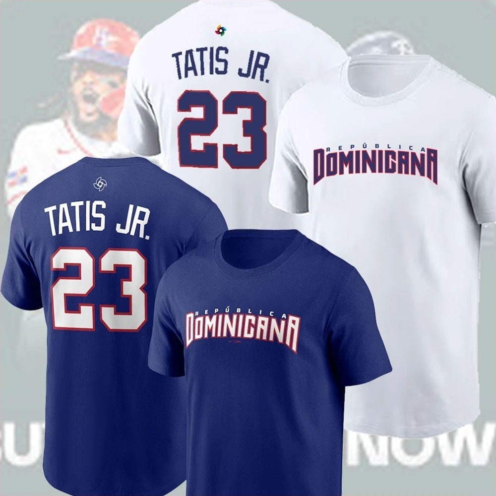 Tatis Jr. #23 Dominican Republic Team 2026 World Baseball Classic T-Shirt