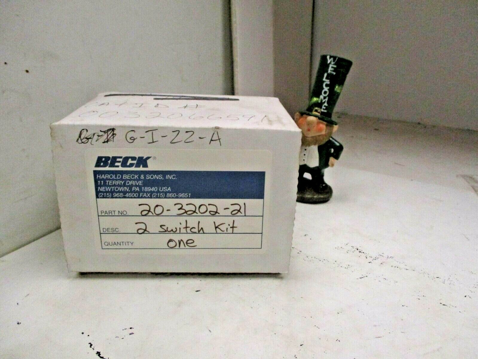 NEW Beck 20-3202-21  Auxiliary Switch Assembly