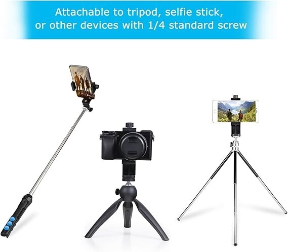 Cell Phone Tripod Adapter Holder Rotatable Smartphone Mount For Android, I Phone