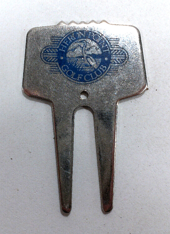 Vtg Heron Point Golf Club Miller Golf Divot Tool