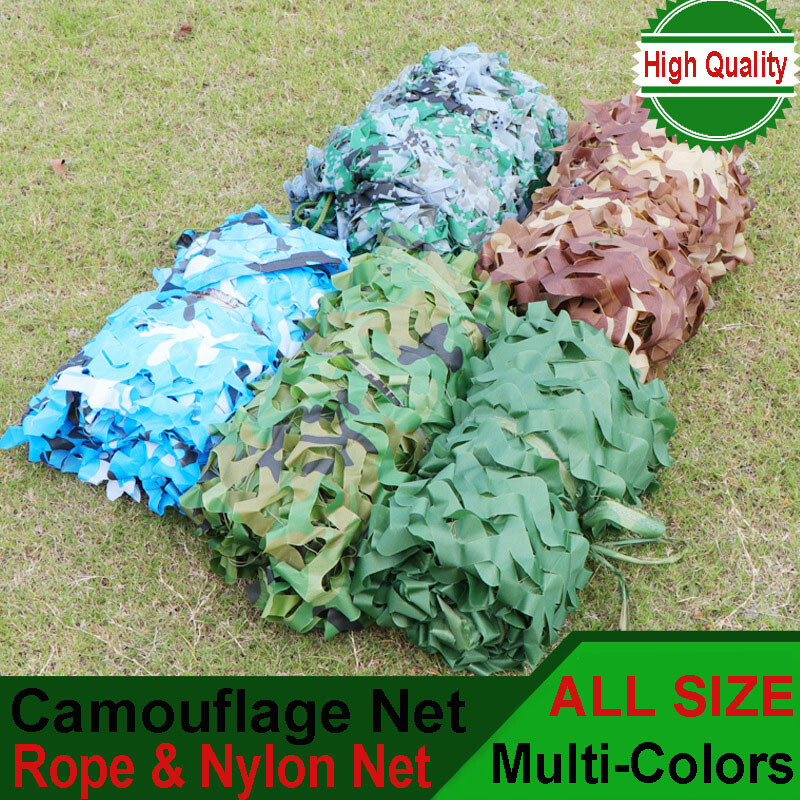 Camouflage Netting Woodland Camo Army Green Net Military Camping Hunting Shelter