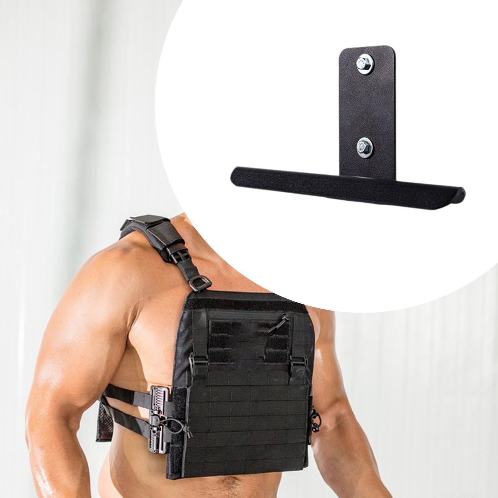 Wall Mounted Weight Vest Hanger Gym Storage Rack Heavy Duty Garage Fitness