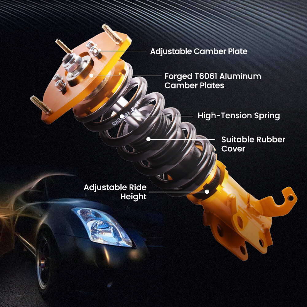 Adjustable Coilovers Struts Lowering Kit For Toyota Corolla 87-02 E90 E100 AE92