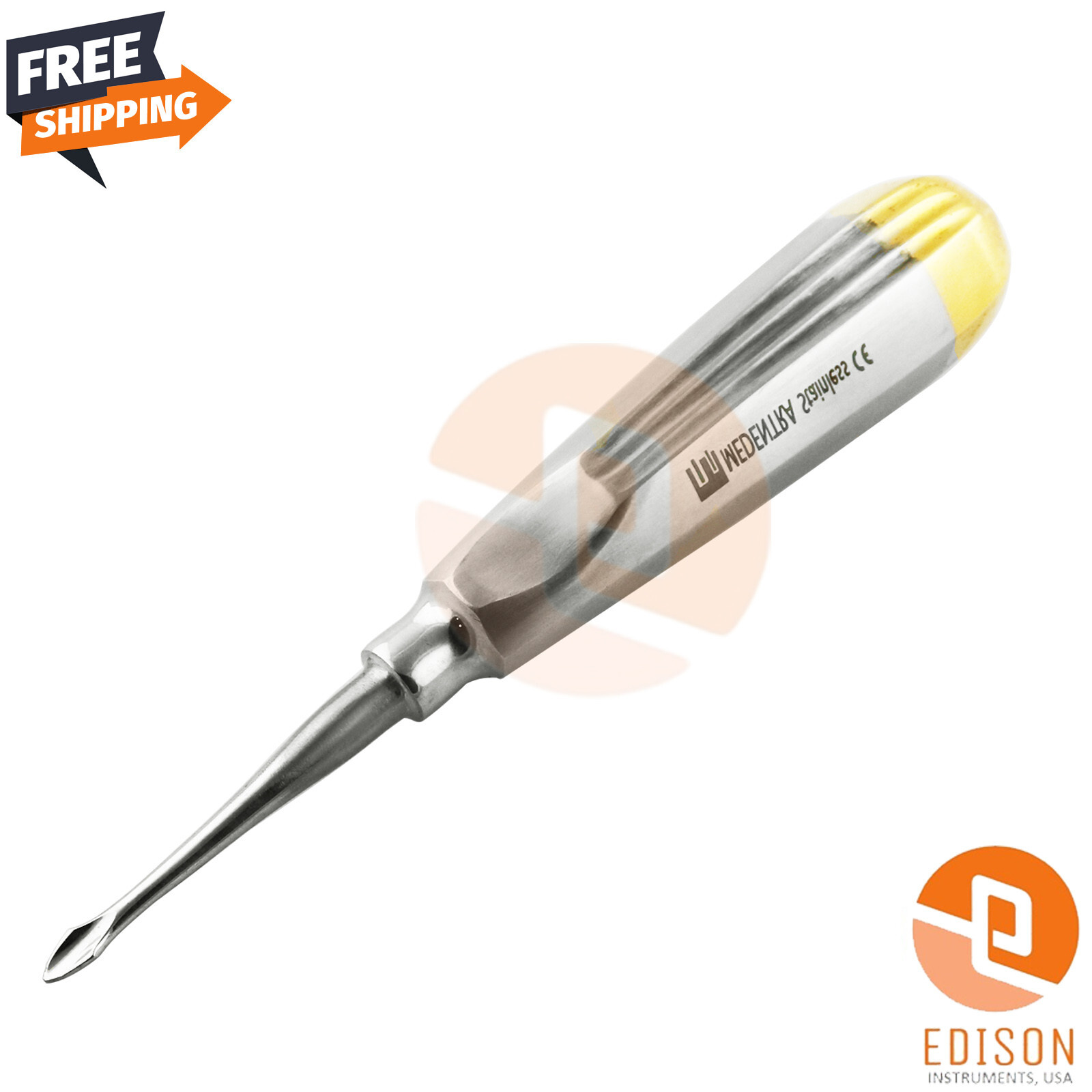 Dental Luxating Serrated Elevator Spade Root Tip Tooth Extraction Forceps 3Pcs