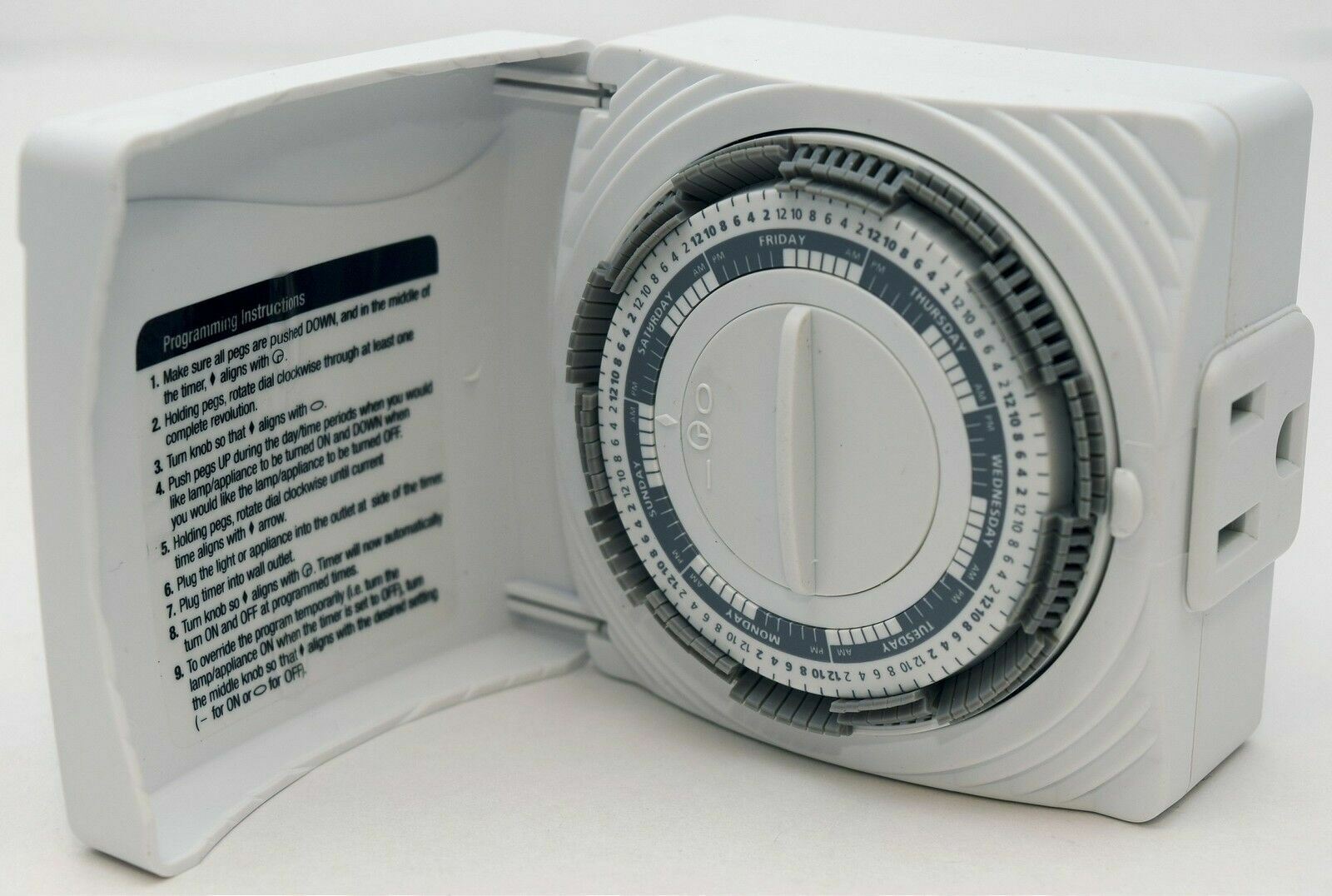 NEW Westek TM07WHB Programmable Weekly Timer 96x Automatic Home/Work wall outlet