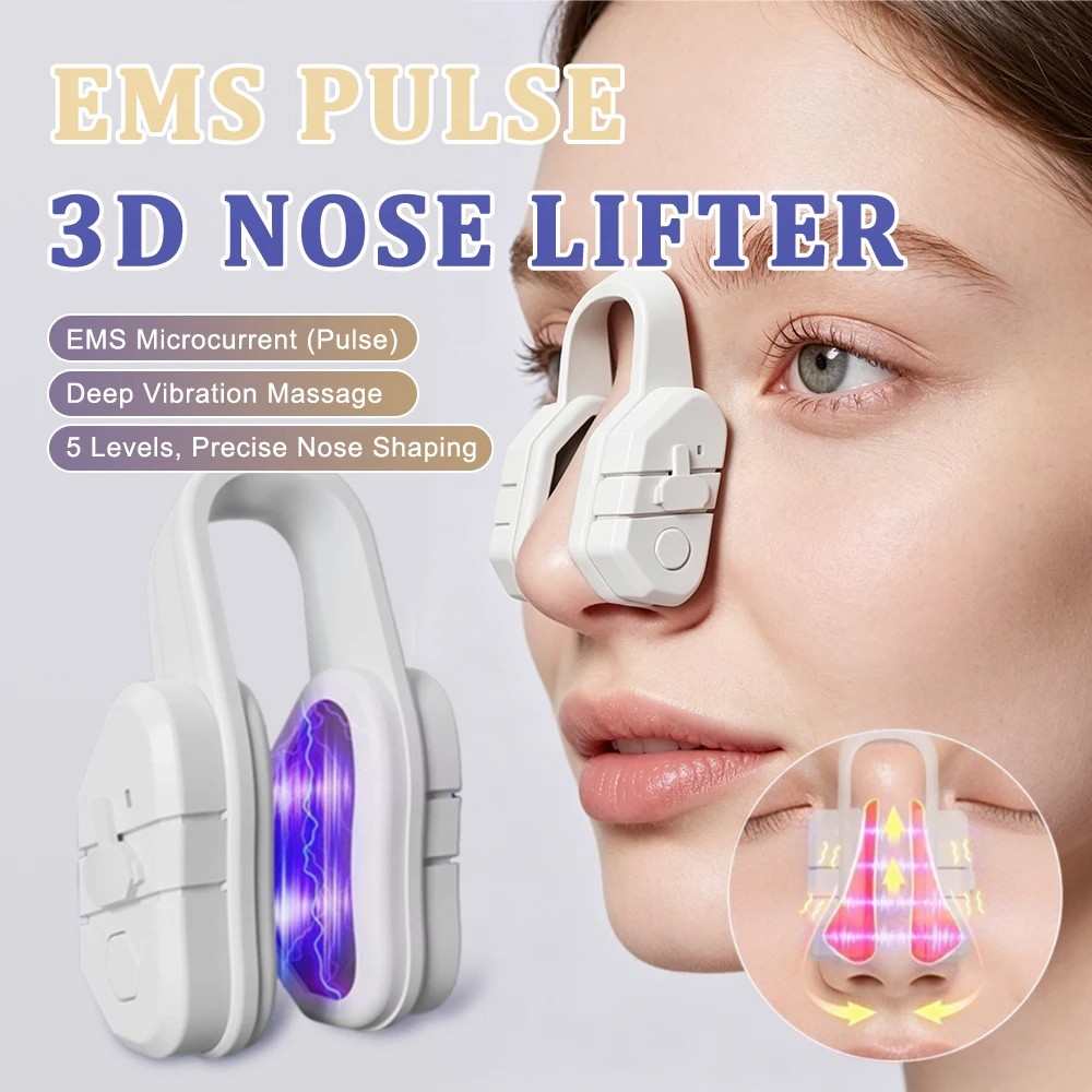 Electric Nose Lifter Tool Pain-free Nose Bridge Lifter Silicone Nose Shaper EMS