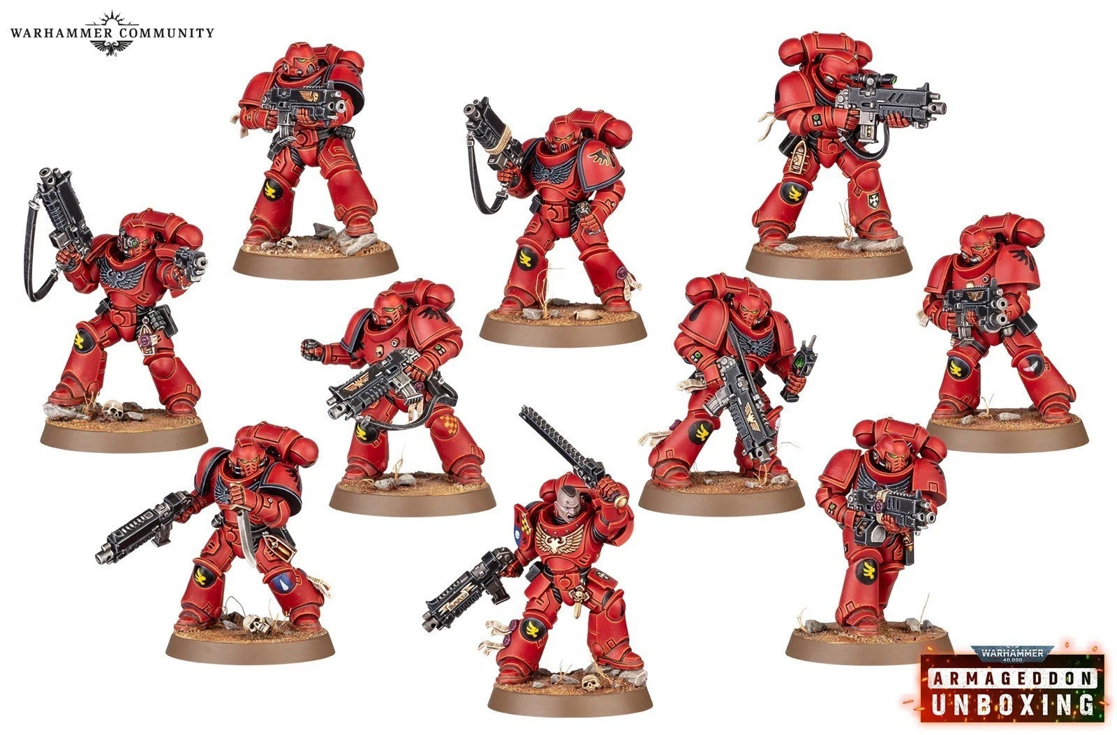 Warhammer 40k Armageddon Space Marines Intercessor Squad NOS Fast Shipping(#103)