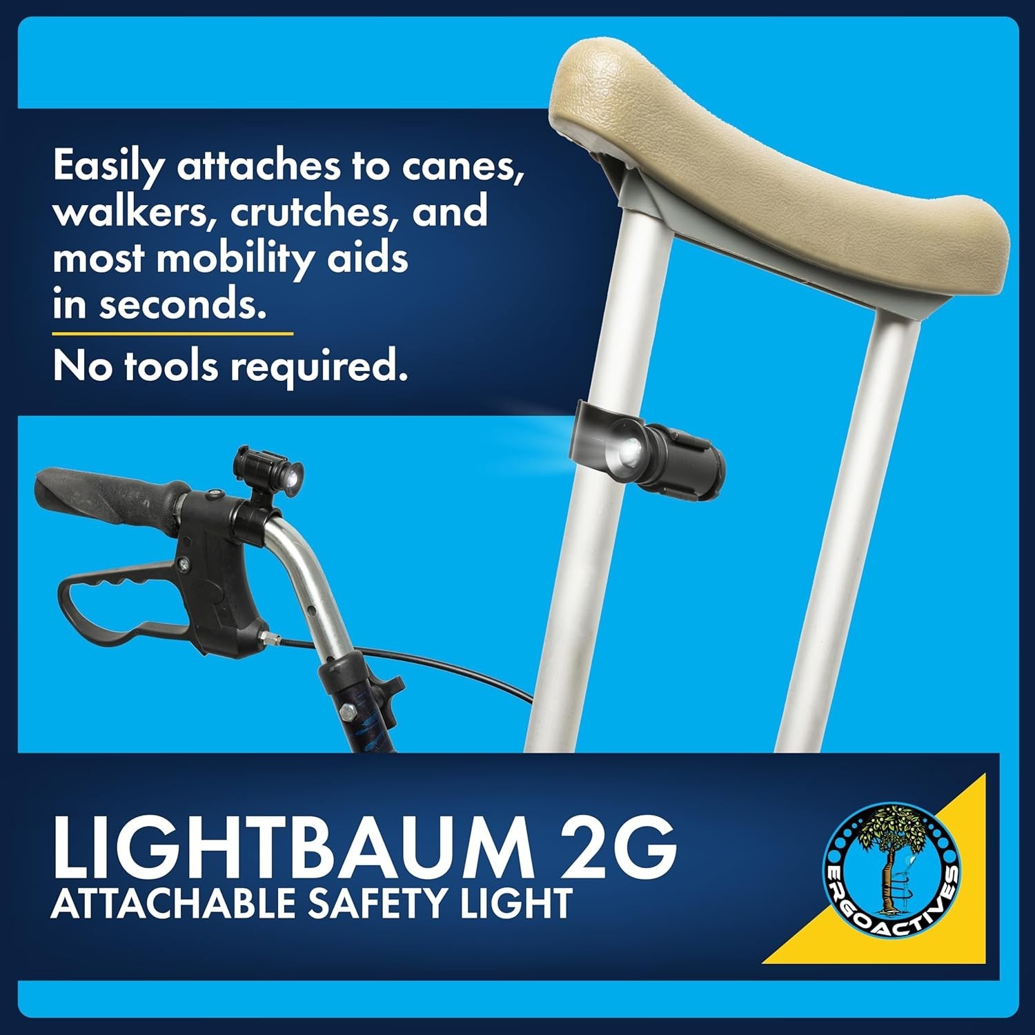 LightBaum 2G: Innovative LED Light for Mobility Aids – Safe Night Navigation