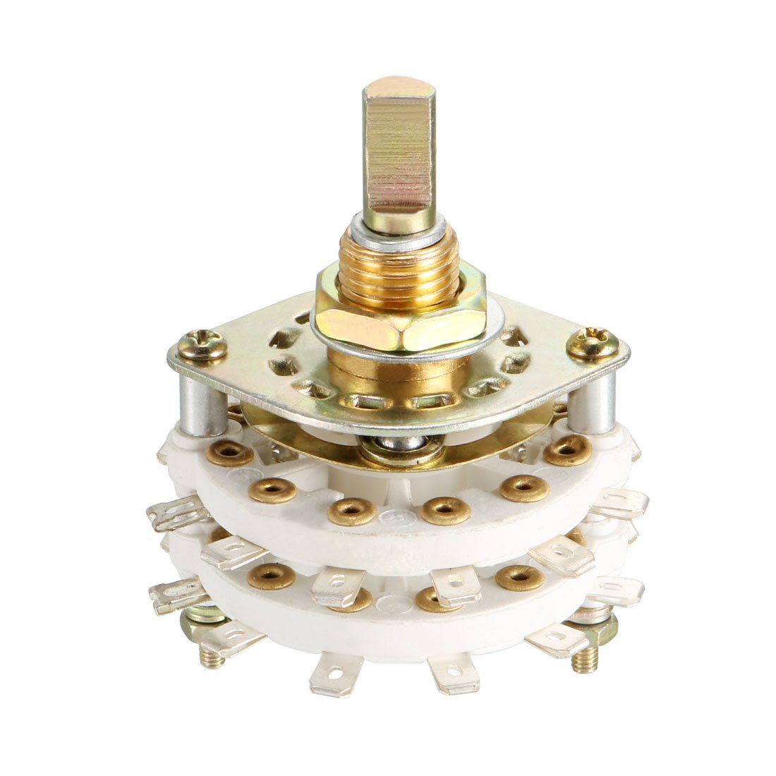 2P11T 2 Pole 11 Position Selectable 2 Deck Band Channel Rotary Switch