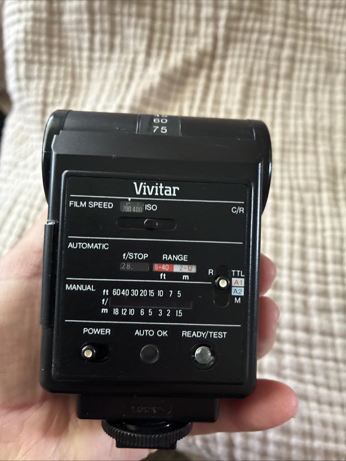 Vivitar 28FD Auto-Dedicated Thyristor flash for Camera UNTESTED