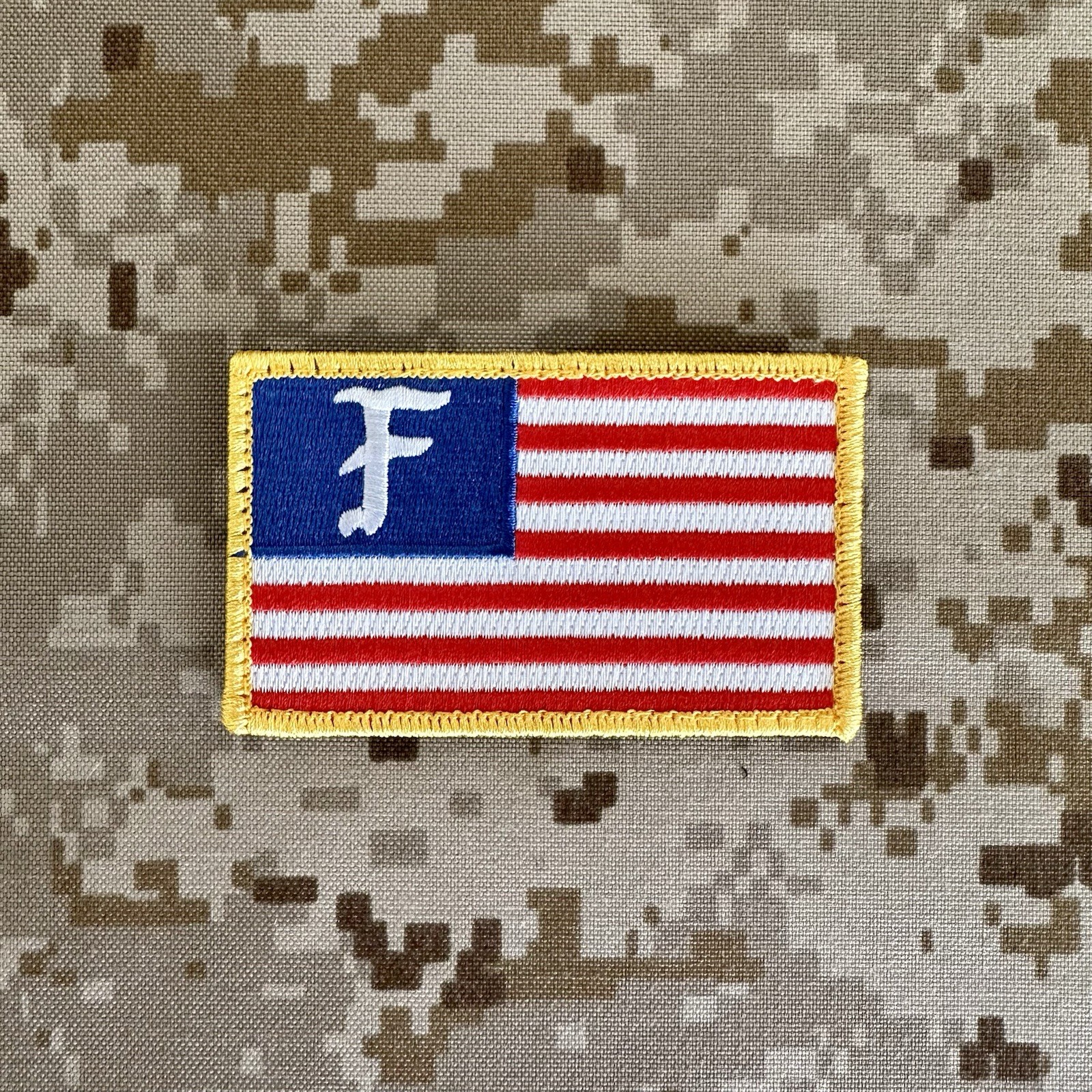 Forward Observations Group FOG F Flag Patch 3.5" x 2"