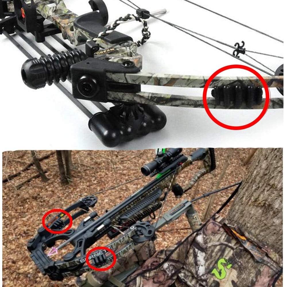 2 pcs Compound Bow Limb Dampeners Archery Bow Stabilizer Silencers Archery Shock