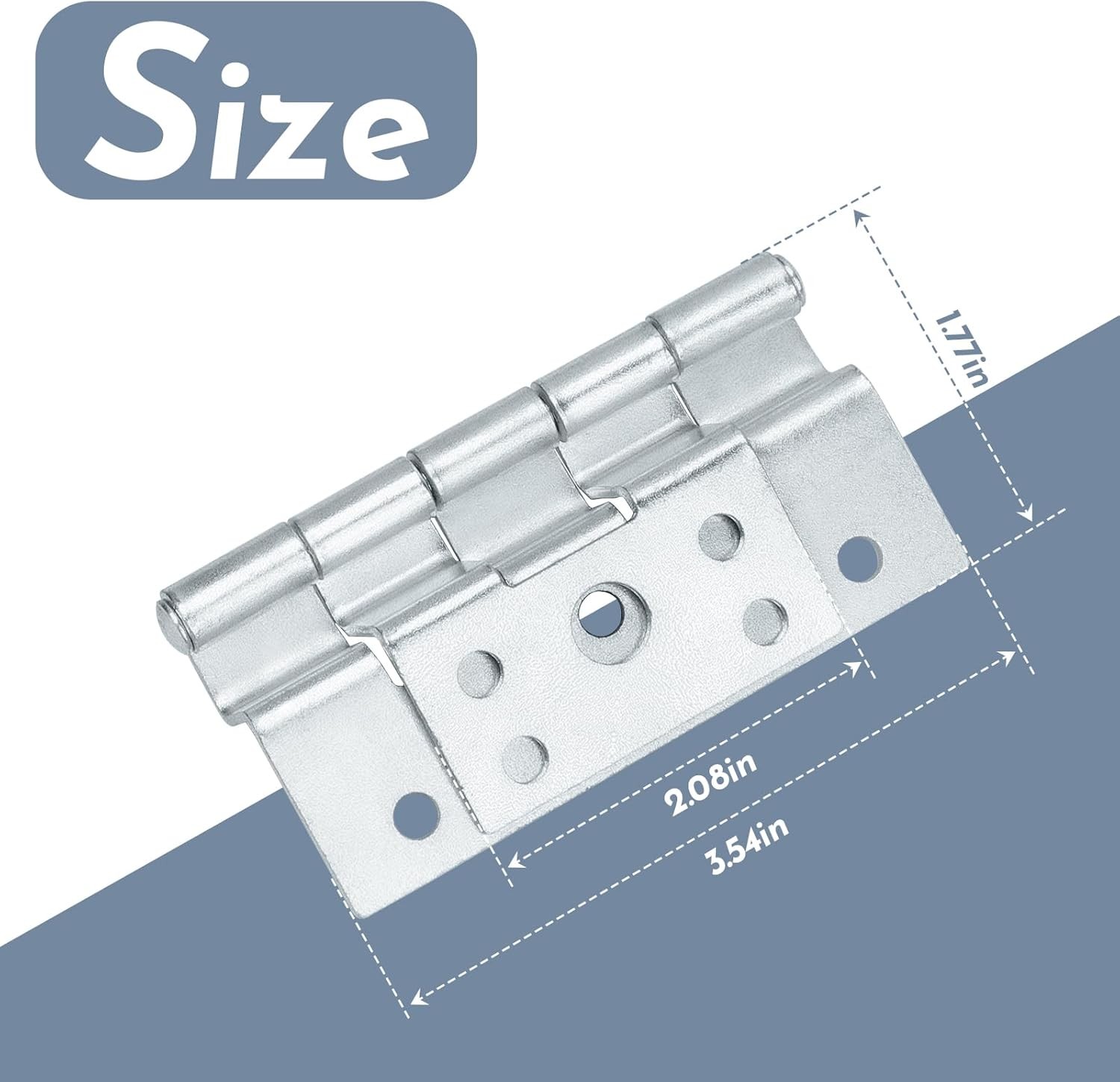 3 Pack Door Hinges for Combination Doors Replacement Elixir Mobile Homes...