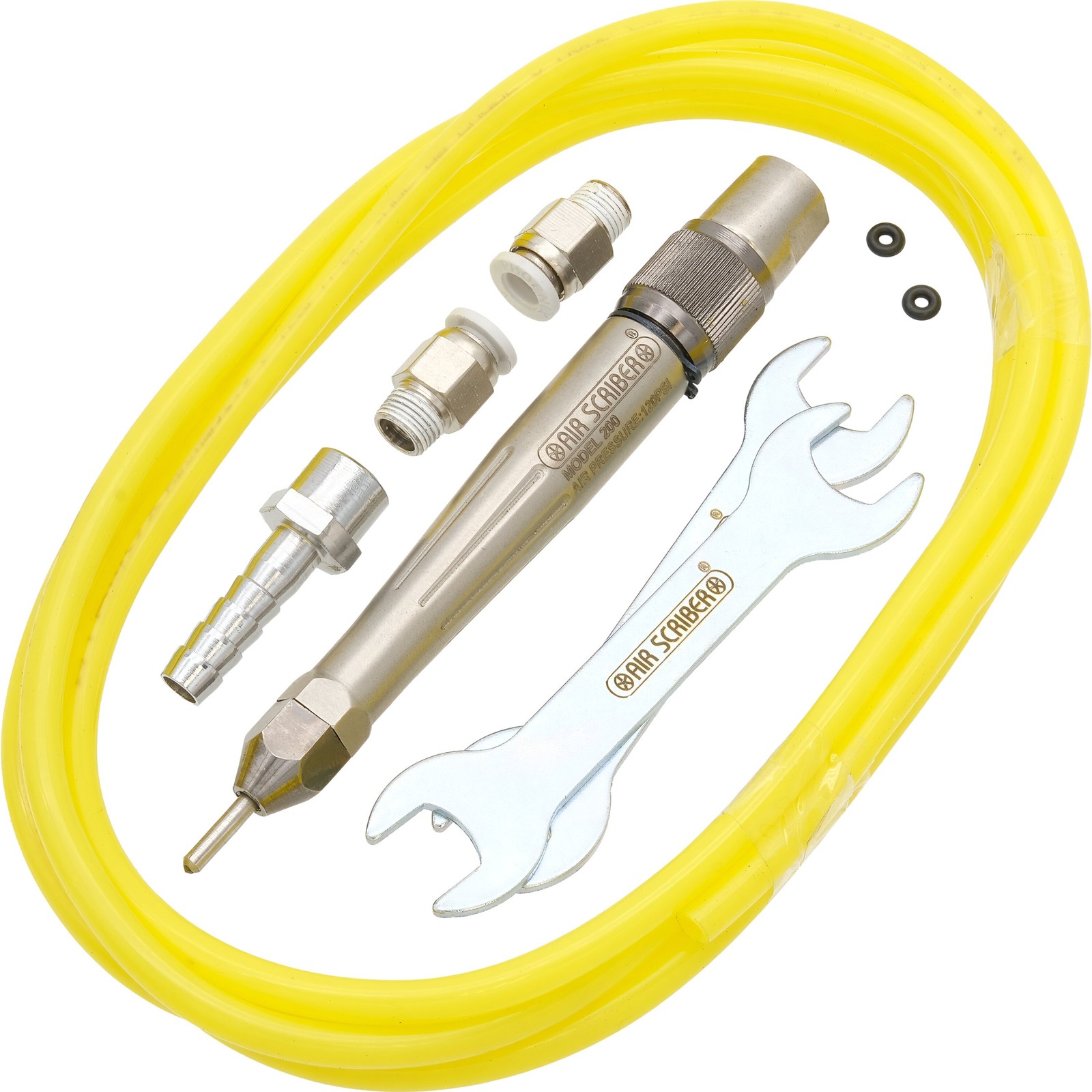 Pneumatic Air Scribe Engraving Pen w/ Chisel Tip Engraver Penumatic Tip Pen