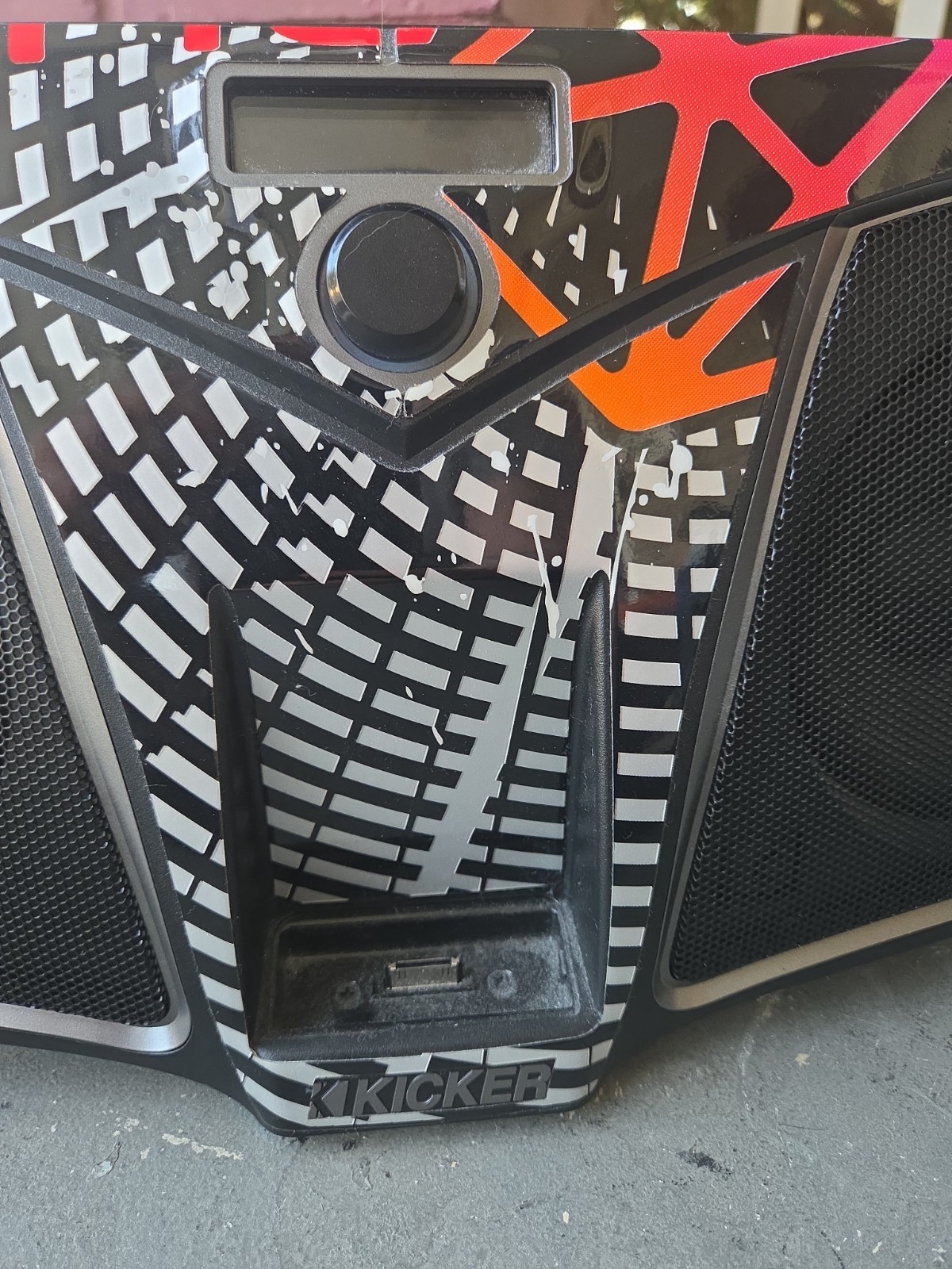 Zune kicker ZK500 Speaker MP3 Player