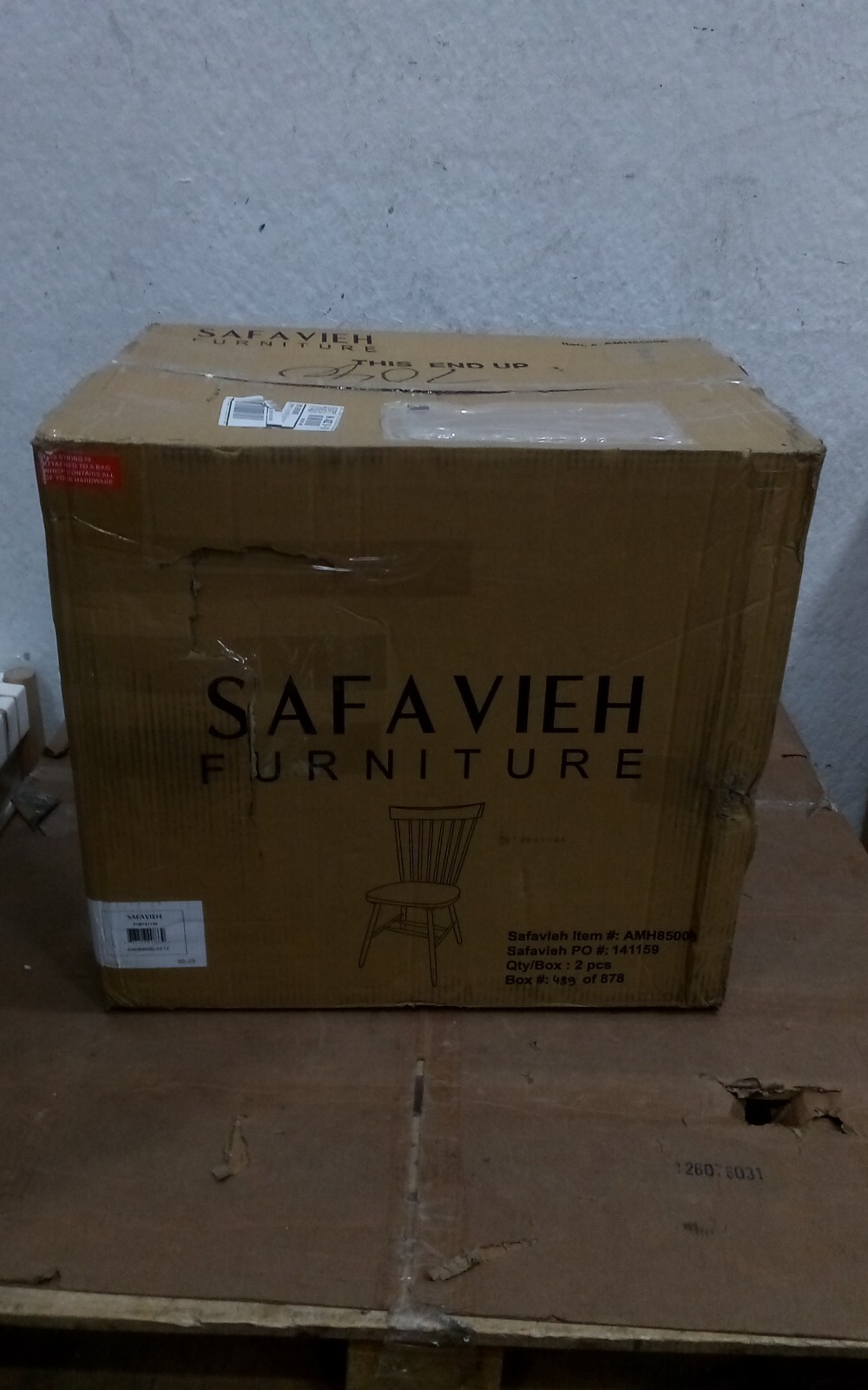 Safavieh PARKER SPINDEL SIDE CHAIR, Reduced Price 2172726114 AMH8500B