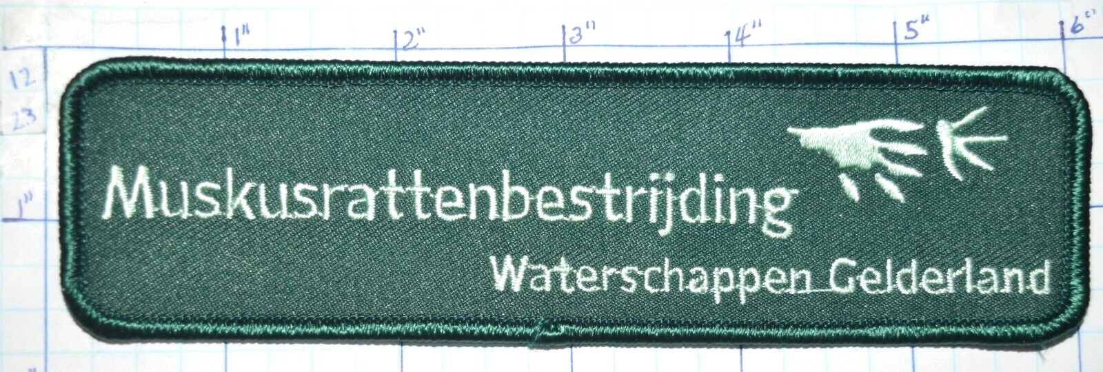 NETHERLANDS HOLLAND MUSKRAT CONTROL GELDERLAND WATER CONTROL PATCH