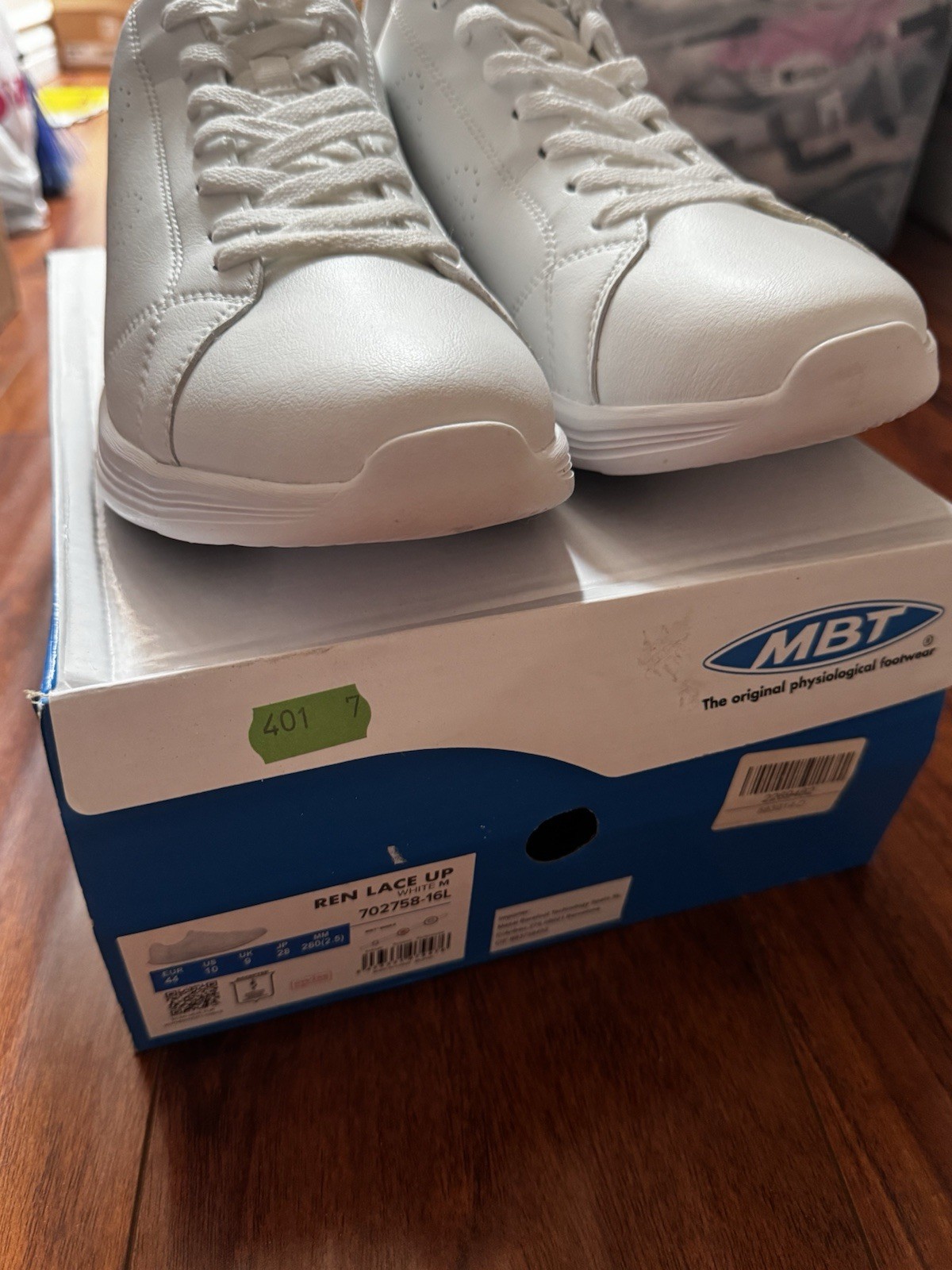 MBT White Sneakers Ren Lace Up Healthy Walking NEW STYLE WITH BOX
