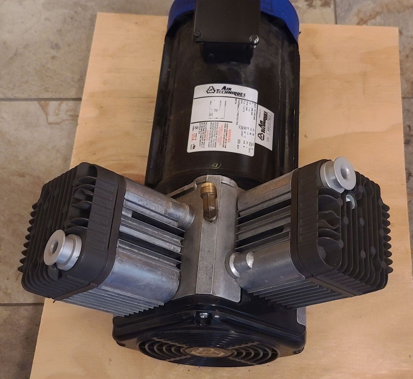 Air Techniques AirStar AS50 Dental Compressor Motor Assembly; 208-230V - 1.5 HP
