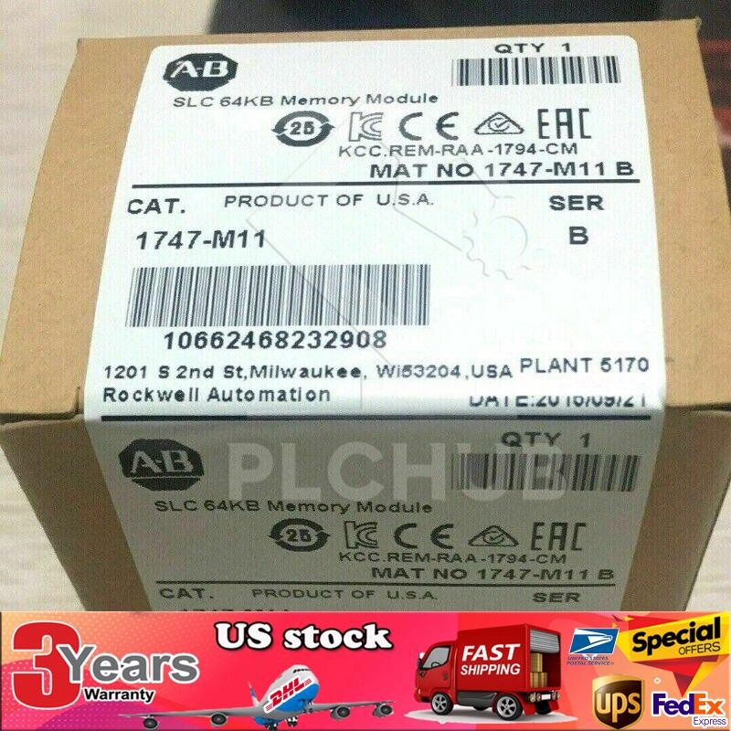 New Factory Sealed 1747-M11 SLC 500 Eeprom Memory Module 1747M11 Fast Shipping