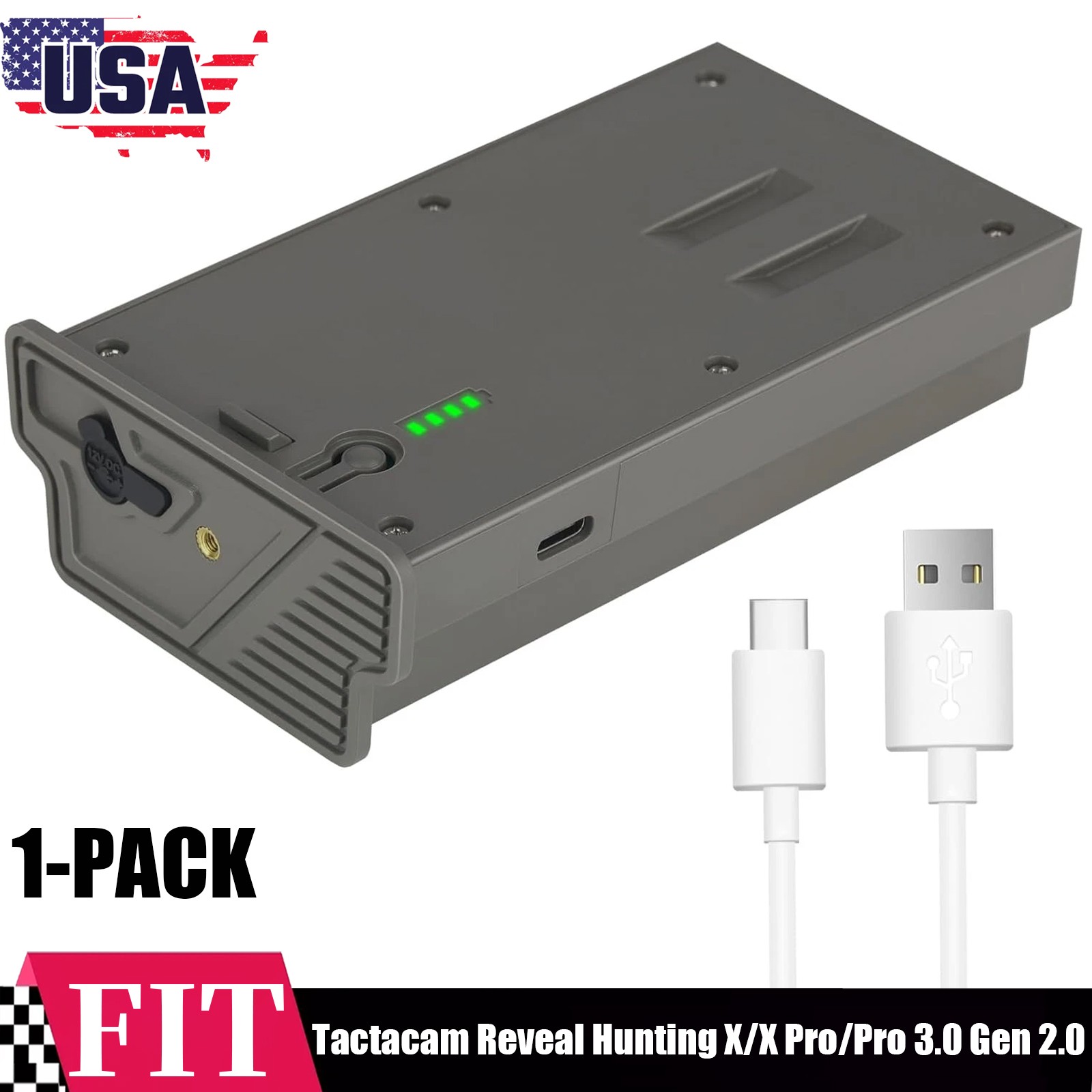 1x Rechargeable Battery for Reveal Hunting Trail Camera X Gen 3.0, 2.0, Pro 3.0