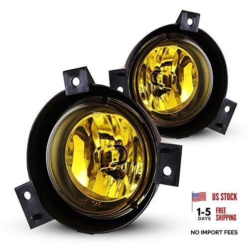 Fog Lights for 2001-2003 Ford Ranger 2PCS OEM Replacement Fog Lamps Yellow Lens