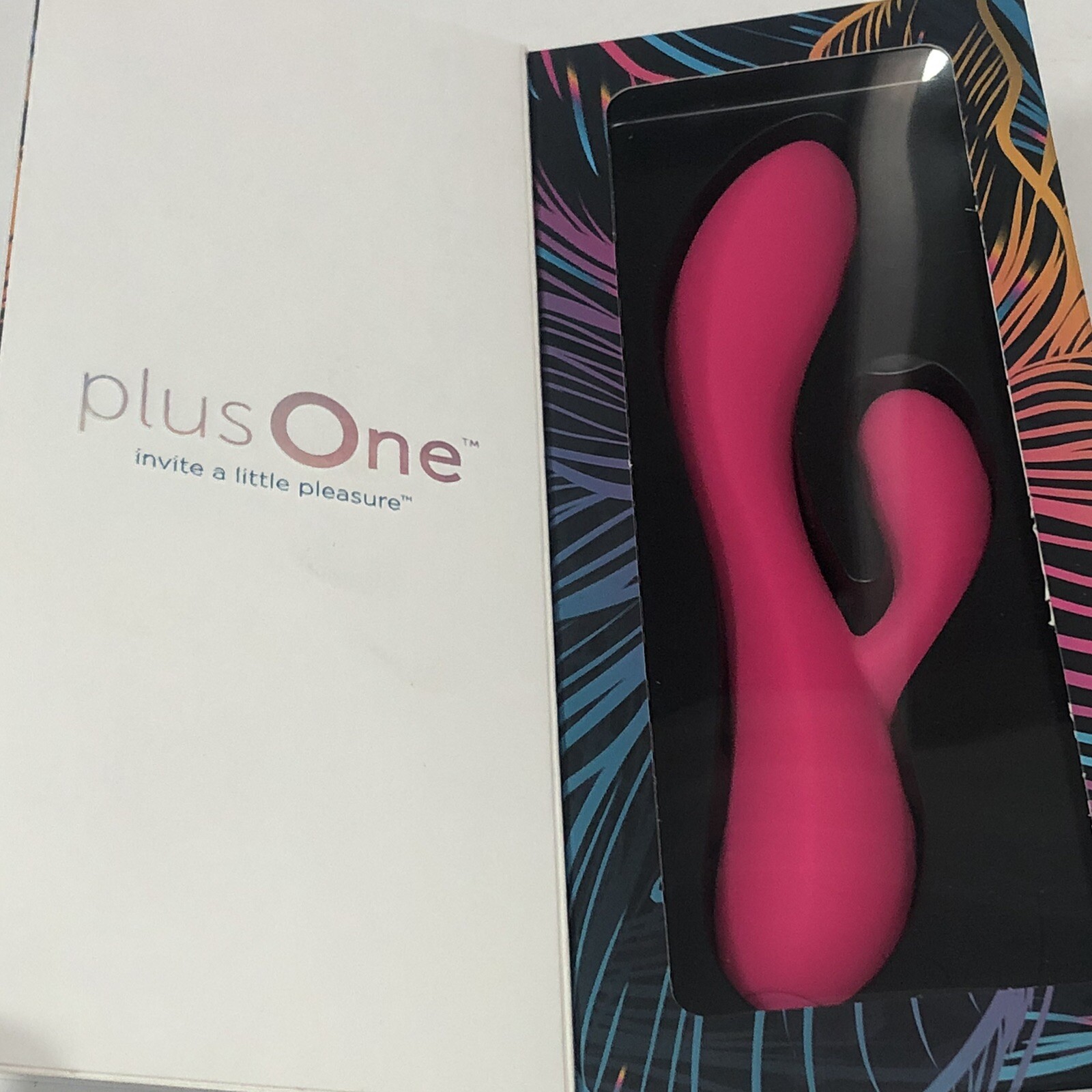 NEW Plus One Dual Vibrating Massager 10 Vibration Settings,  Waterproof