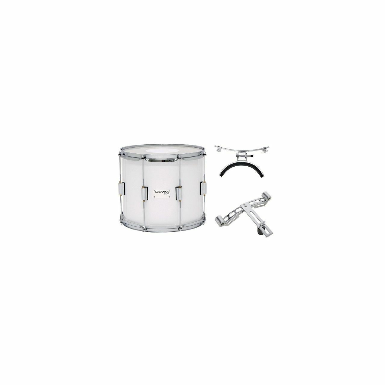 GEWA Marching Drum 14" X 12" Tenor Drum - Black