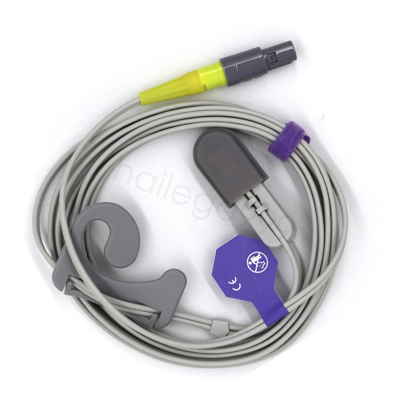 USA,5pin for CONTEC Adult Ear Clip/Pet Clip Probe Spo2 Sensor CMS60C Reusable
