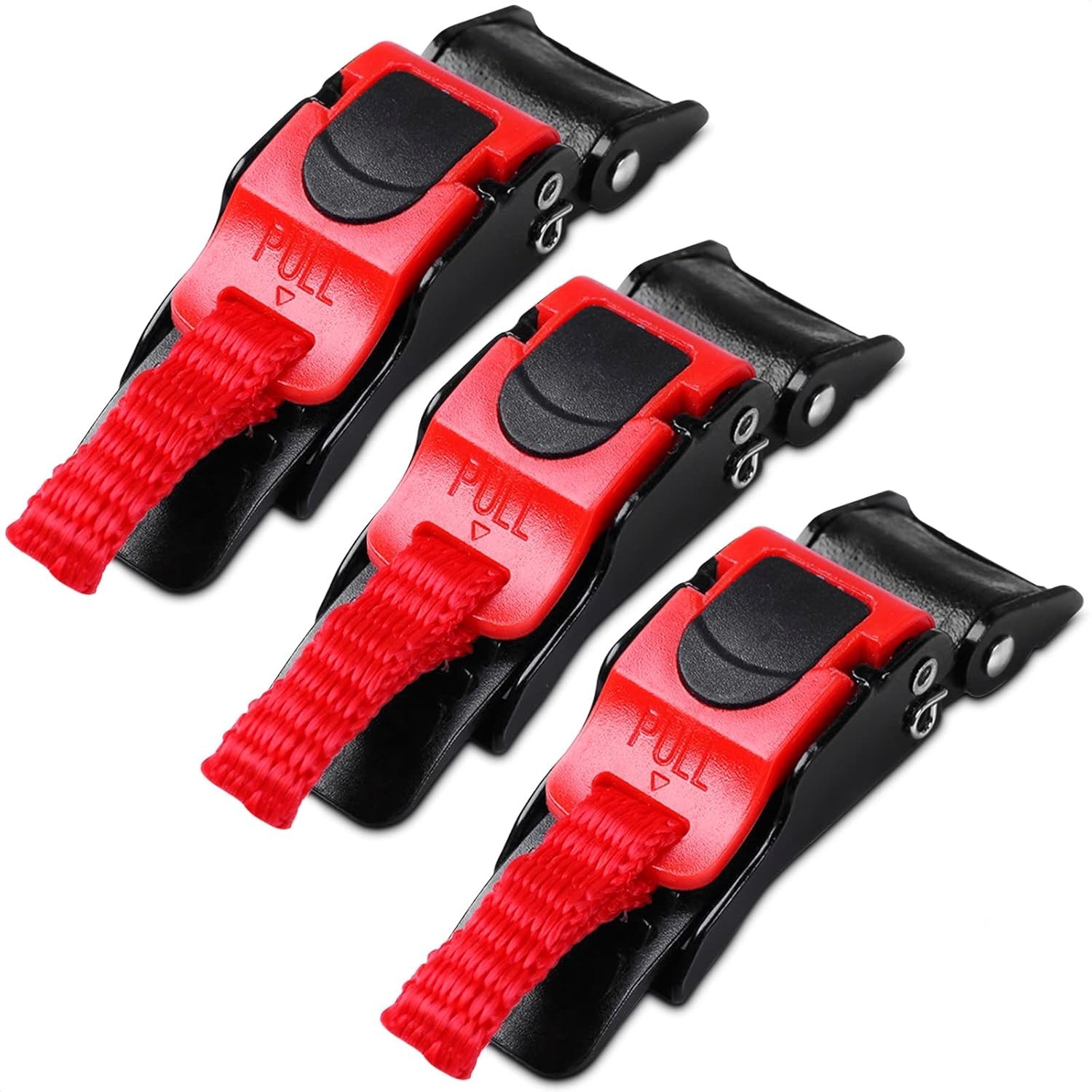 Versatile 3Pcs Helmet Quick Release Buckle Set - Easy Install for Outdoor Fun