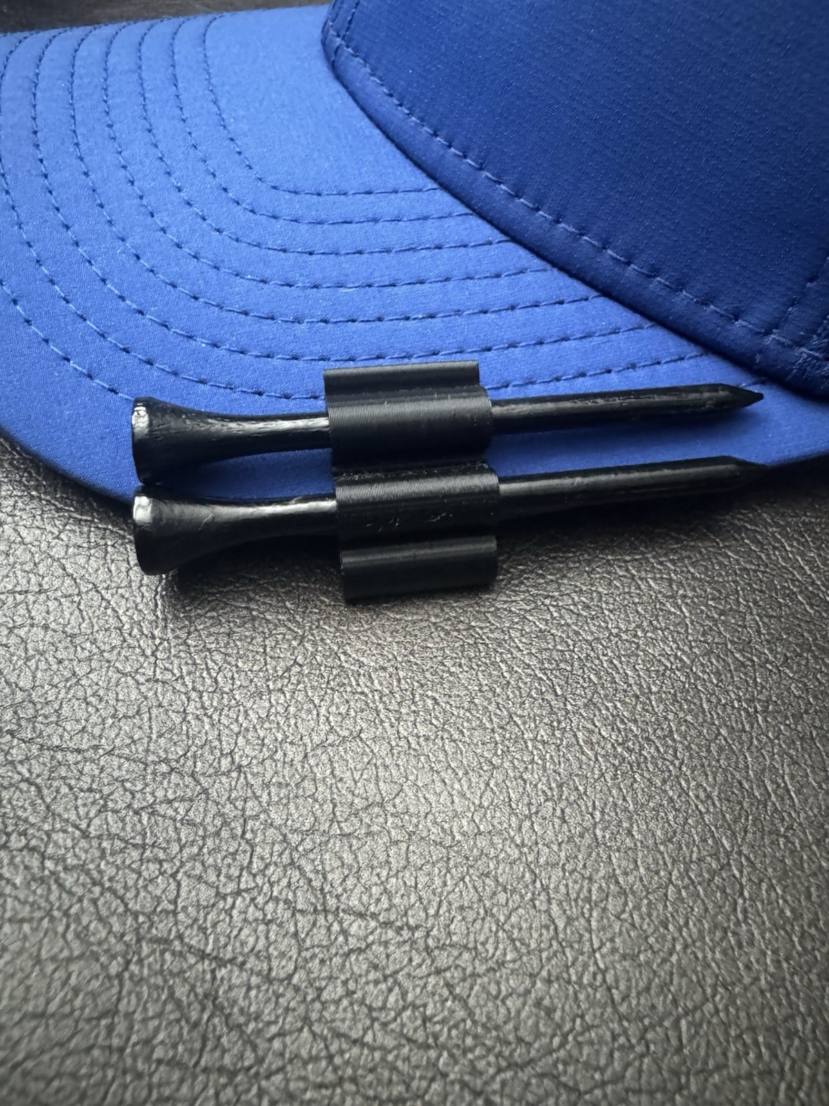 Golf Tee Holder Hat Clip Back New 4-pack