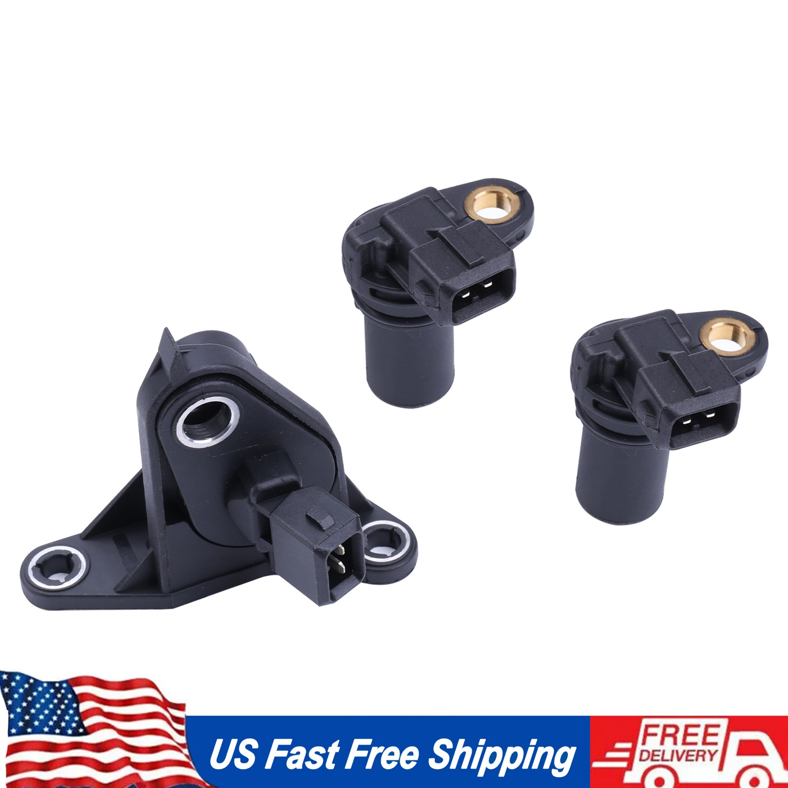 For Ford Explorer Mustang Mazda 4.0L 2x Camshaft & 1x Crankshaft Position Sensor