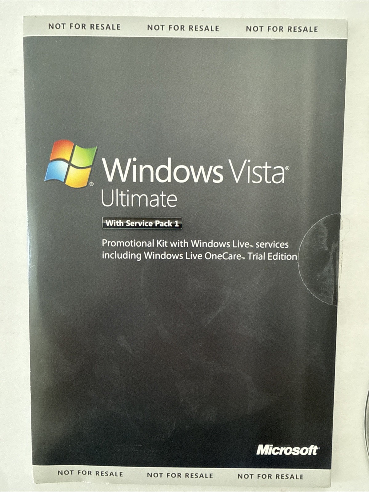Microsoft Windows Vista Ultimate 32/64 bit Service Pack 1 COMPLETE w License Key