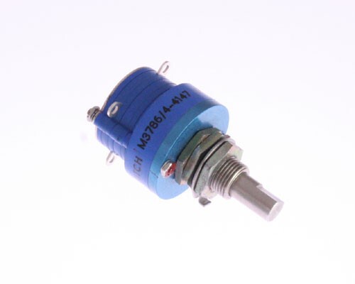 M3786/4-4147 Cole Rotary Switch Flatted Shaft Solder Lug