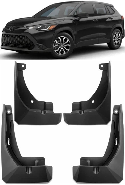 4Pcs New Full Set Splash Guards Mud Flaps FOR 2022-2026 TOYOTA Corolla Cross