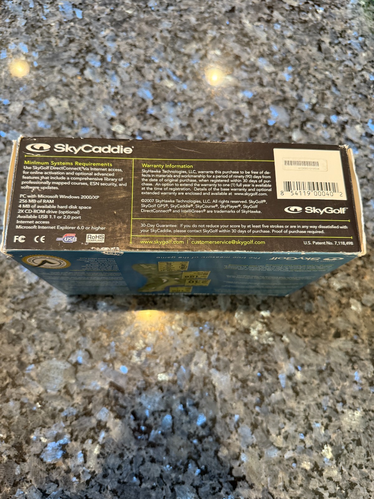 SkyCaddie SG4 Golf GPS Rangefinder – Version 2.0 Enhanced Software w/ Box