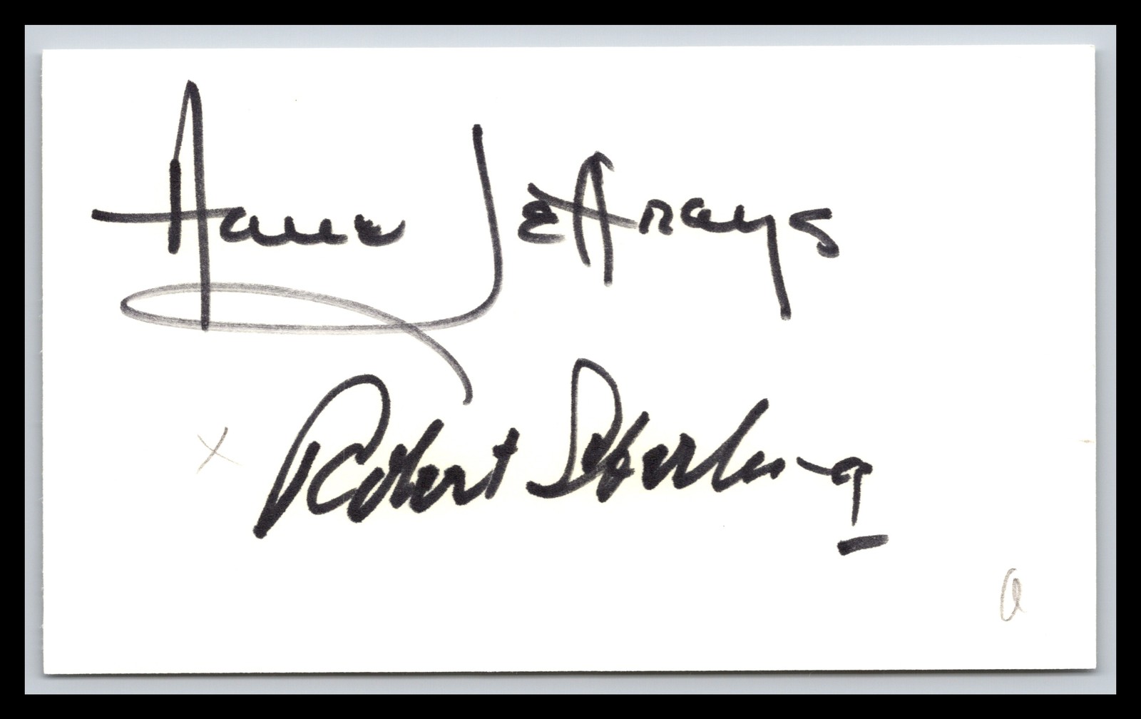 Anne Jeffreys - Actress - 3x5 Card - Signed / Autograph (a)