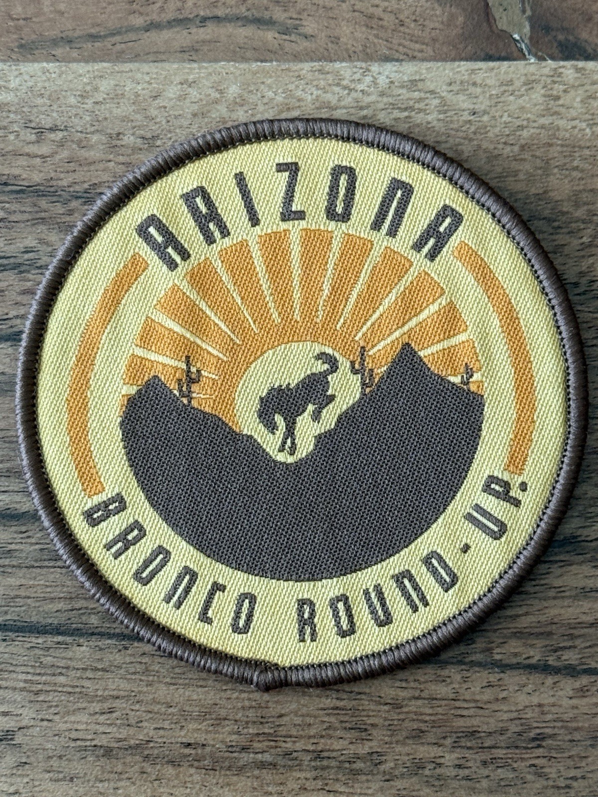 Arizona Bronco Round Up - Tactical Moral Patch - Hook & Loop