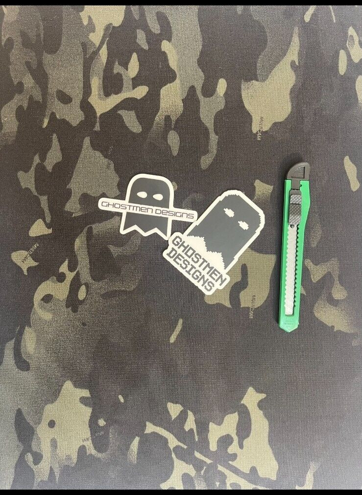 Ghostmen Designs Multicam Black Cordura Holster Wrap Kit 12" X 15" Adhesive Back