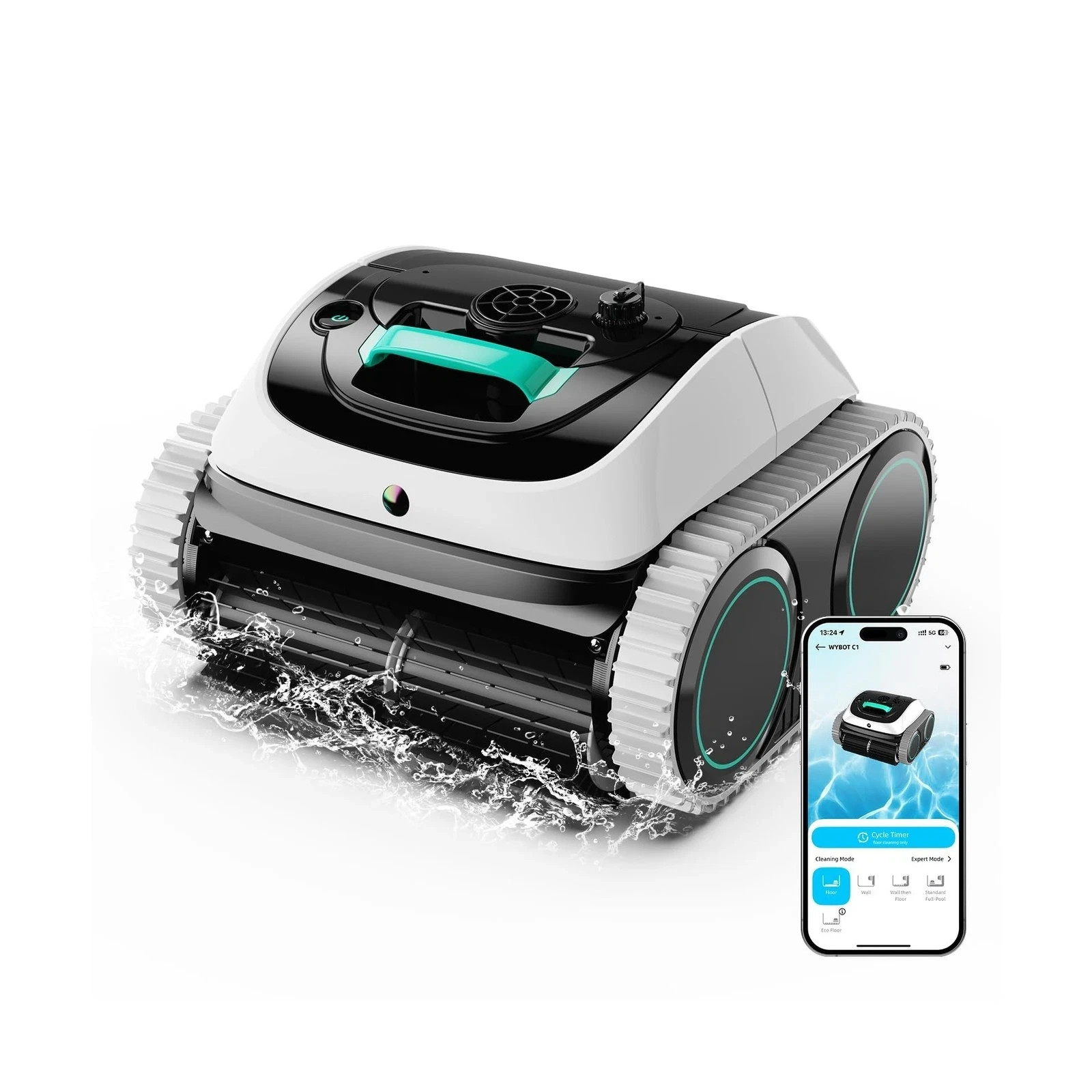 (Whole sale offer)WYBOT C1 Pool Robot 4-in-1 Cordless Vacuum for Inground Pools