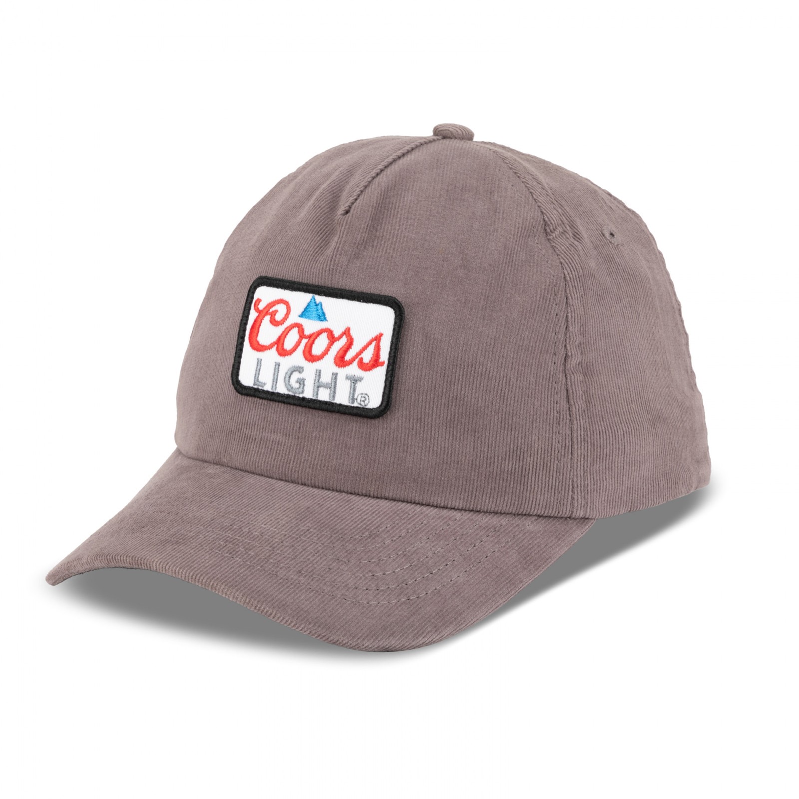 Coors Light Embroidered Logo Corduroy Hat Grey