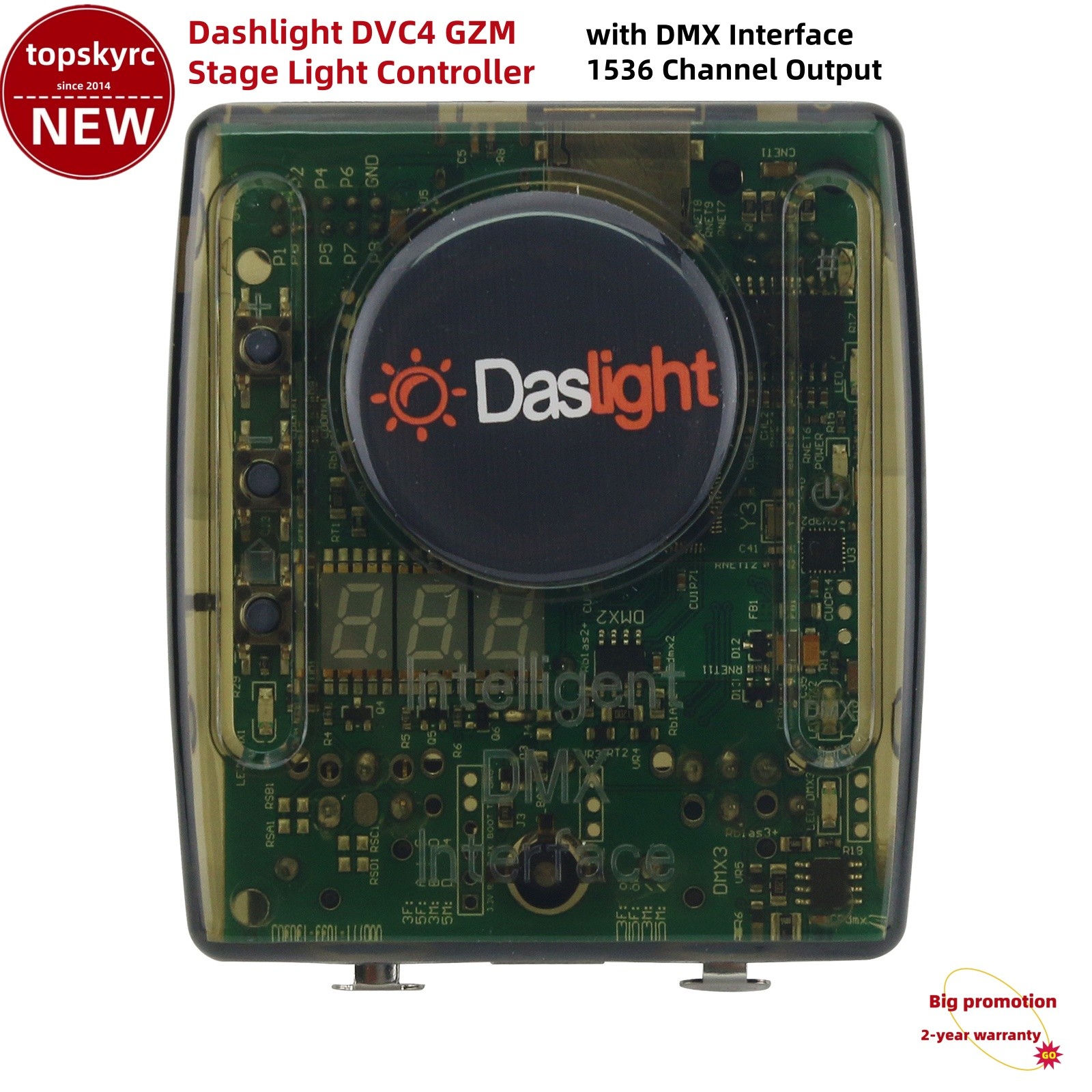 Dashlight DVC4 GZM Stage Light Controller USB PC Control Light Show w/DMX 1536CH