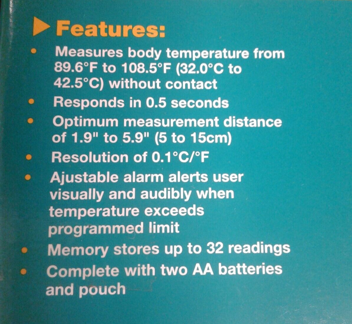 Lot of 9 Extech IR200 Non-Contact Forehead Infrared Thermometer - New - NIB