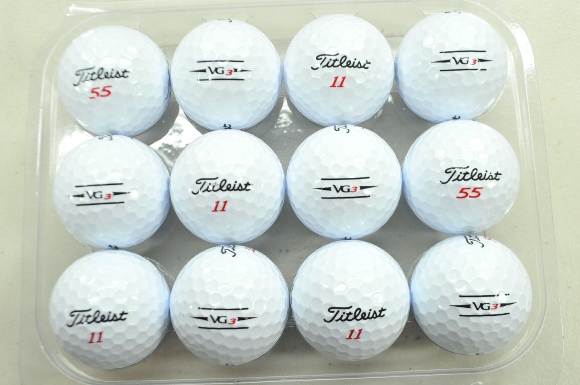 New Titleist VG3 Golf Balls One Dozen White