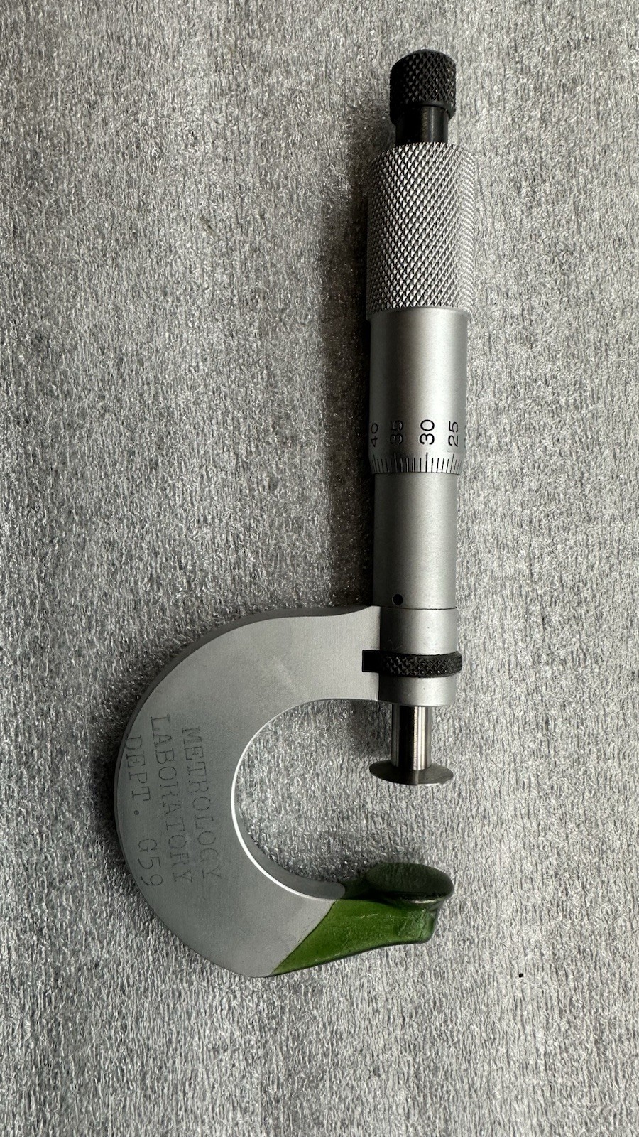 Starrett Disc Flange Micrometer 0-25mm METRIC