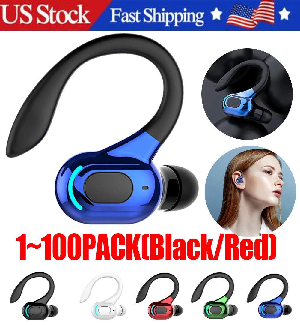 Bluetooth 5.2 Headset Wireless Earbuds Earphones Stereo Headphones Ear Hook lot