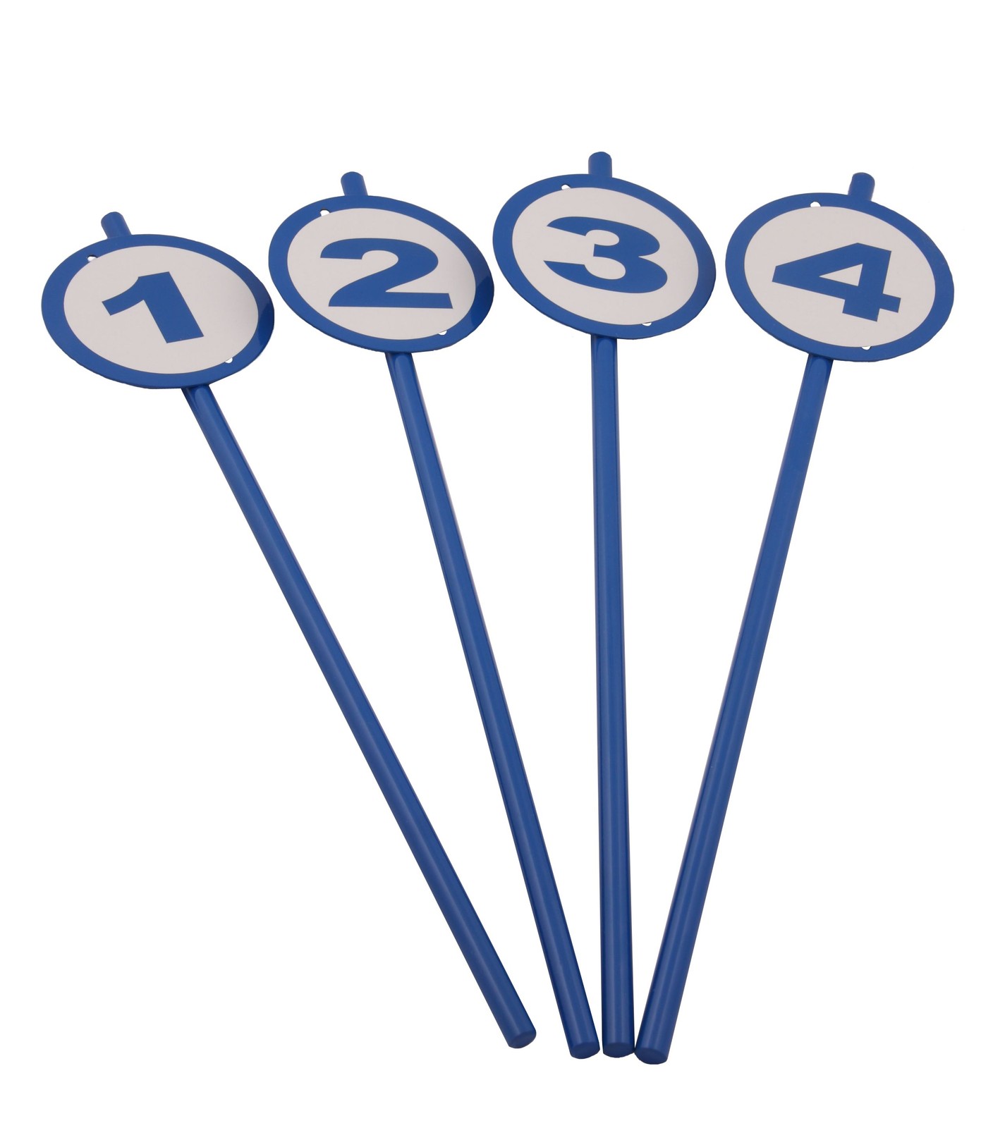 Rinehart BowTree Target Number Stake Set, Powder Coat Steel in Bowtree Blue